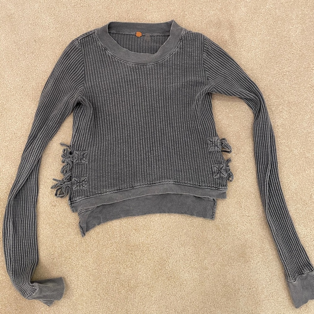 Grey Free People Sweater